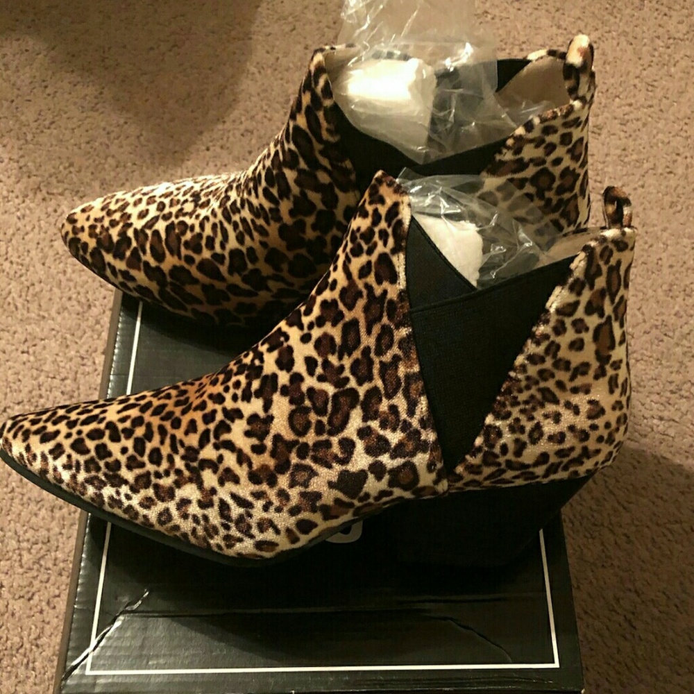 Leopard Booties